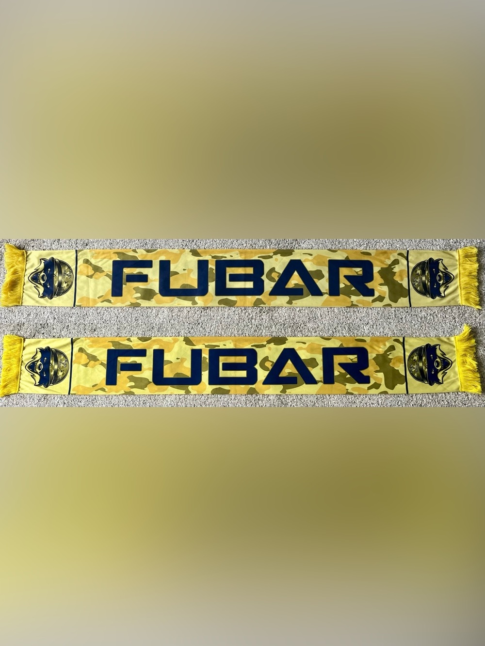 FUBAR (Nashville SC Supporters Military Group) Soccer Scarf